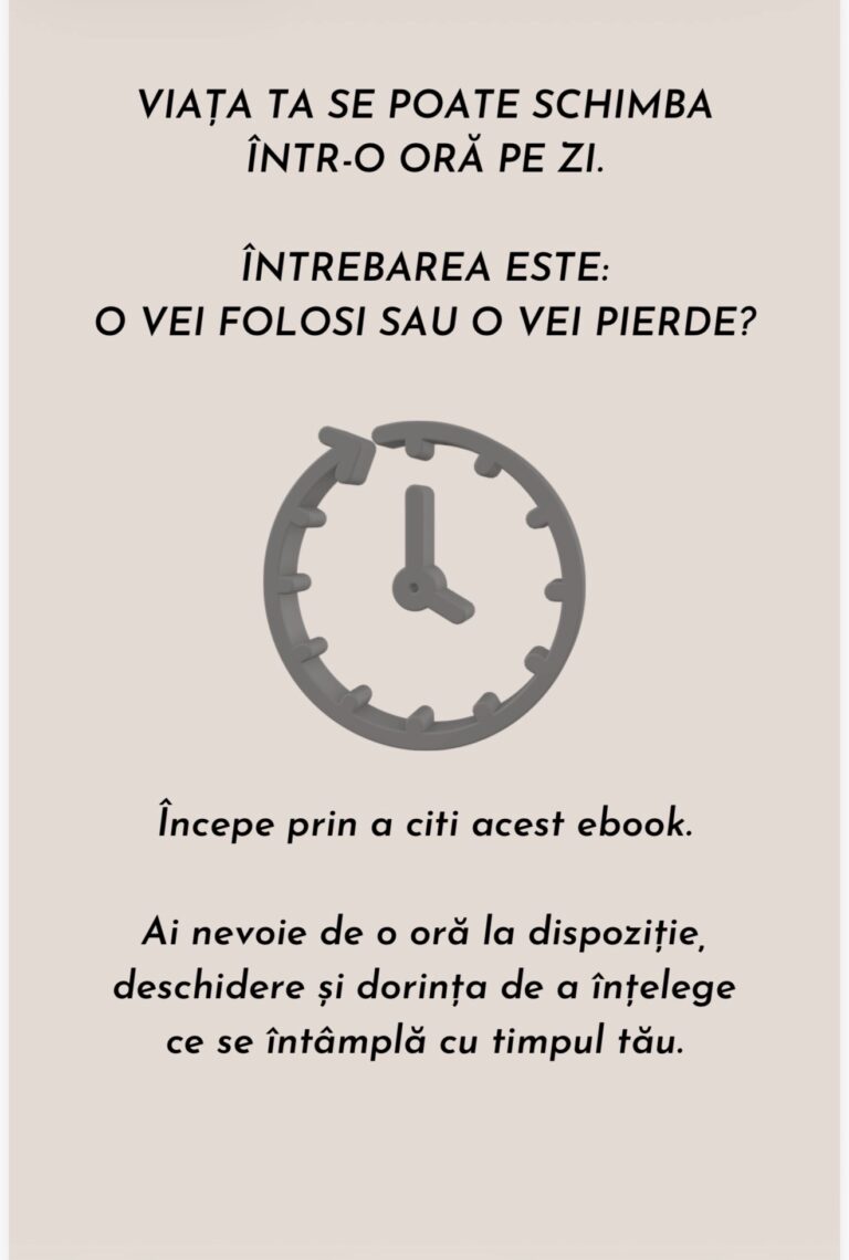 focus hour secretul oamenilor care par ca au mai mult timp